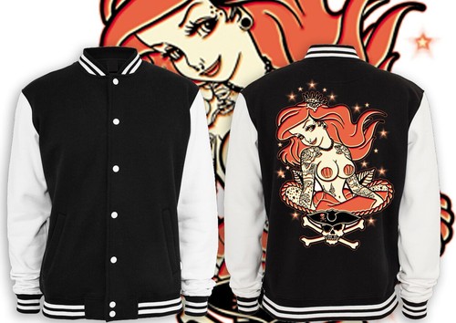 Arielle tattooed college jacke - arielle,