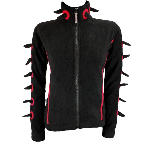 Spike fleece jacke - spike, emo