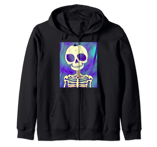 Kapuzenjacke halloween skelett - kapuzenjacke,