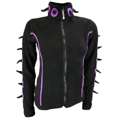 Spike fleece jacke emo - jacke,