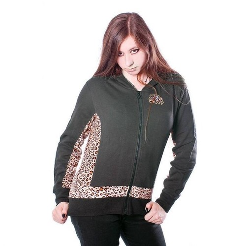 Hoodie damen schwarz mit - schwarz,